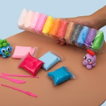 Air Dry Clay for Kids 12 Pcs with Sculpting Tools - Image 3