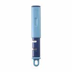 Shopkwik 2 in 1 Vegetable Peeler Knife Sharpener Serrated Peeler Stainless Steel Veggie Fruit Potato Peeler for Hard Skinned Carrot Potatoes Cucumber Kitchen (Blue)