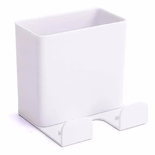 21nOGvNq5bL-jpg.avif Shopkwik Remote Control Storage Box - 1 Pcs Plastic Multifunction Stationery Storage Box, Wall Mount Self-Adhesive Storage Box for Remote, Mobile Phone, Charging Plug Home, Office - Image 1