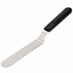 Shopkwik 8" (12.5" with Handle) Angular Stainless Steel Cake Palette Knife Steel Icing Spatula Tools and Cake Decorating Tools Cream Icing Frosting Spatula Pastry Cake Decoration Tool -1 Pcs