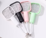 Shopkwik Mini Mosquito Killer Lamp 2 in 1 Multicunctional Angle Portable Bug Zapper Electric USB Rechargeable Mosquito Fly Bat Swatter Pack of 1