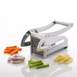Shopkwik Point Wonders Stainless Steel Home French Fries Potato Chips, Salad Chipser Strip Cutting Cutter Machine Maker Slicer Chopper Dicer Snacks Finger (Silver)