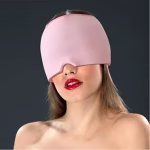 Shopkwik Migraine Relief Hat, Gel Ice Head Wrap Ice Pack Mask, Headache and Migraine Hat, Hot and Cold Use Migraine Relief Cap for Puffy Eyes, Tension, Sinus and Stress Relief