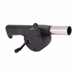 Shopkwik Glord Stainless Steel Standard Portable Hand Powered Bbq Fan Air Blower For Outdoor Camping Picnic Charcoal Grill Barbecue (Multicolour).