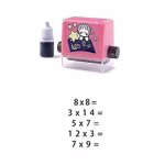 Shopkwik Smart Number Rolling Maths Stamps for Kids, Multiplication Maths Roller Stamp, Smart Math Roller 100 Learning Toy for Preschool, Stamp Art for Kids (Pack of 1- Multicolor)(Multiplication)