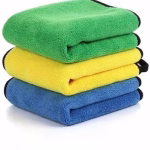 Shopkwik Microfiber Cloth - 3 pcs - 40x40 cms - 800 GSM Multi- Thick Lint & Streak-Free Multipurpose Cloths - Automotive Microfibre Towels for Car Bike Cleaning Polishing Washing & Detailing.