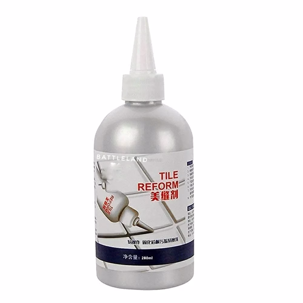 41KO5L4DJLL._SL1000-jpg.avif Shopkwik Tile Reform Glue | Tiles Gap Filler Agent, Waterproof Grout Sealant Agent For Kitchen, Bathroom, Balcony, 280ml - Image 1