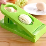 Shopkwik Egg Slicer 2 in 1 Boiled Egg Cutter with Stainless Steel Cutting Wire, Kitchen Cooking Tool (Pack of 1, Multi Color)