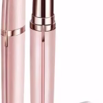 Shopkwik Eyebrow Hair Removal USB Rechargeble Pain Less Flawless Machine for Women & Men - Face, Chin, Cheek, Eyebrow, Upper Lip Hair Remover for Women - Lipstick Shaped (Eyebrow Trimmer)