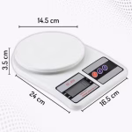 Shopkwik Digital Kitchen Food Weighing Scale For Healthy Living, Home Baking, Cooking, Fitness & Balanced Diet. | Weighing Scale With Digital Display Atom SF 400 10Kg x 1gms with 2 Batteries Included Home & Kitchen - Image 2