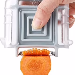 Shopkwik Enterprise Vegetable Peeler Julienne Peeler Cabbage, Potato, Apple, Carrot Peelers Multifunction Vegetable Fruit Kitchen Cutter, 3 in 1 Switchable PeelerMulti