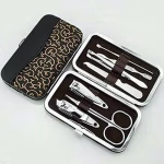 Shopkwik Professional Manicure Kit/Grooming Set With Leather Case (7 In 1)