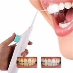 Shopkwik Speed Dental Care Water-Jet Flosser Tooth Pick Power Dental Cleaning Whitening Teeth Kit Power Floss Air Powered Dental Water Jet for Tooth Cleaner (White Coloured)