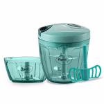 Shopkwikh Polypropylene Mini Handy and Compact Chopper with 3 Blades for Effortlessly Chopping Vegetables and Fruits for Your Kitchen (12420, Green, 400 ml)  Amazon.in Home & Kitchen - Image 14