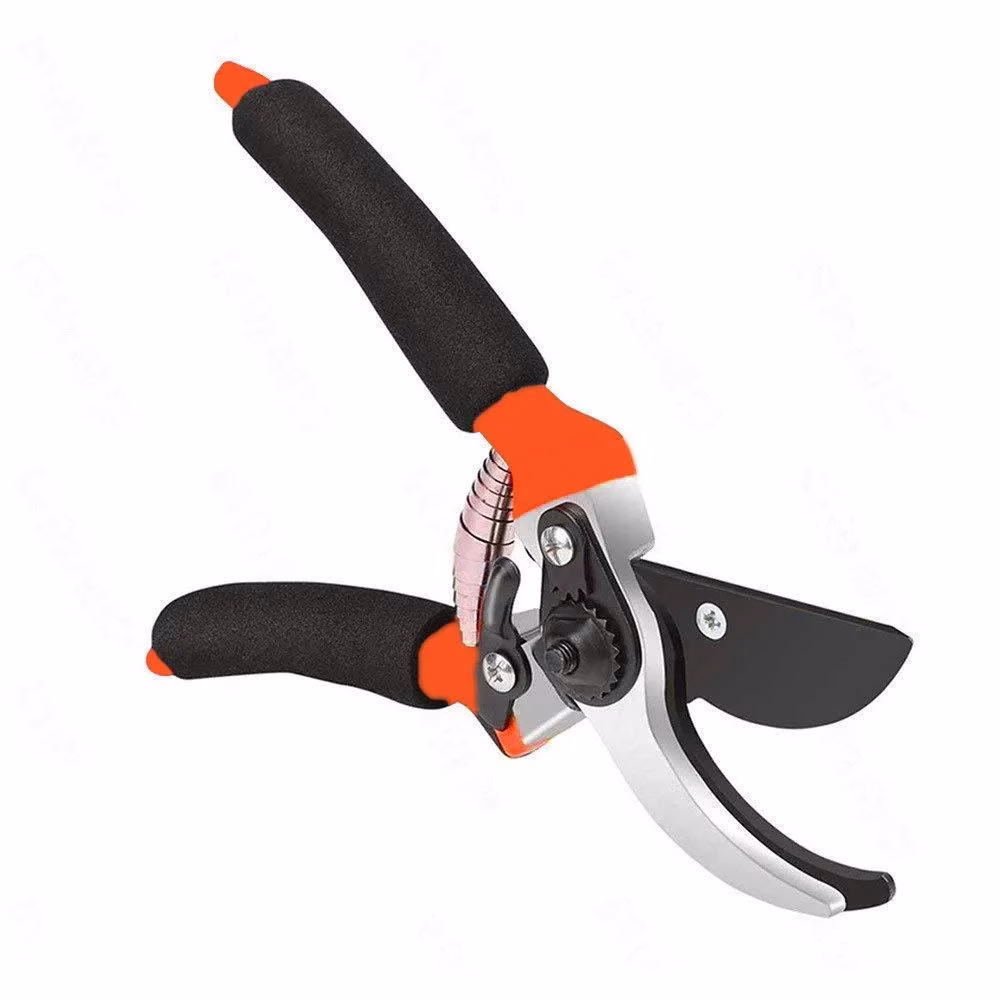 51J_I8wYEYL-jpg.avif Shopkwik Heavy Duty Plant Cutter For Home Garden | Grip-Handle Flower Sharp Cutter | 8 Inch Garden Bypass Pruning Shears | Pruners Scissor with Safety Lock | Garden Scissors For Home Gardening - Image 1