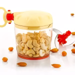 Shopkwik New Handy Chopper for Vegetable, Fruit and Dry Fruit Cutter with 3 Stainless Steel Blade - 450ml