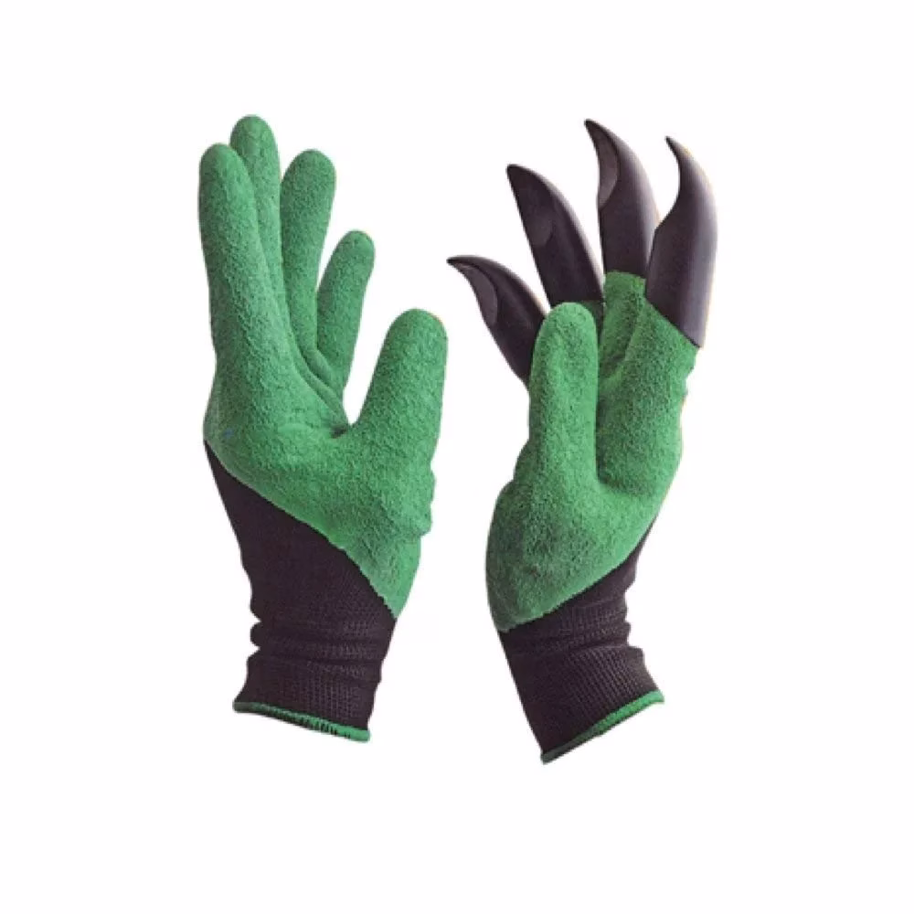 51NKKv35JzL._SL1000-jpg.avif Shopkwik Heavy Duty Garden Farming Gloves Washable with Right Hand Fingertips ABS Claws for Digging and Gardening (Free Size, Green)(Acrylonitrile Butadiene Styrene, pack of) - Image 1