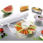 Shopkwik Aluminium Food Foil Plastic Dispenser Wraptastic Wrap for Food Packing Home Essentials - Food Wrapper Dispenser, Multicolour