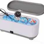 Shopkwik Ultrasonic Jewelry Cleaner Portable Professional Mini Household Ultrasonic Cleaning Machine for Jewelry, Eyeglasses, Watches, Rings, Retainer, Reusable Glass Drinking (Assorted)