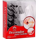 Shopkwik 12 Pieces Cake Decorator Set Frosting Icing Piping Bag Tips Along Steel nozzles (Multicolor) Cake Nozzles