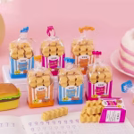 Shopkwik French Fries Erasers Birthday Day Return Gift Party Idea for Kids Birthday Party Non-Toxic Eraser Pack of 6