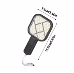Shopkwik Mini Mosquito Killer Lamp 2 in 1 Multicunctional Angle Portable Bug Zapper Electric USB Rechargeable Mosquito Fly Bat Swatter Pack of 1 - Image 2