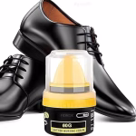 Shopkwik Premium Leather Repair and Shoe Polish Liquid | Black Color Liquid Shoe Shine Natural Cream | Leather Nourishment and Conditioner Leather Liquid Cream with Sponge Applicator for Shoes Bags Sofa