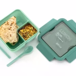 Shopkwik Square Container Airtight Leakproof Unbreakable Storage Container/ Lunch Box with Spoon Big Bite Lunch Box 1100 Ml