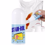 Shopkwik Stain Remover For Clothes | Multi-Purpose Roll Bead Fabric Clothes Stain Remover Pan | Instant Stain Remover For Cotton, Linen, Polyester, Blended Fabric, Denim, Down Jacket Etc., Gel