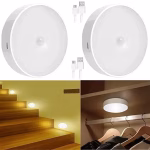 Shopkwik Motion Sensor Light for Home with USB Charging Wireless Self Adhesive LED Magnetic Motion Activated Light Motion Sensor Rechargeable Light Motion Activated (2)