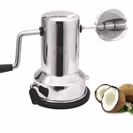 Shopkwik Stainless Steel Coconut Scraper | Coconut Grater with Vacuum Base