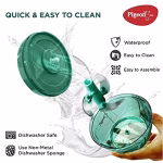 Shopkwikh Polypropylene Mini Handy and Compact Chopper with 3 Blades for Effortlessly Chopping Vegetables and Fruits for Your Kitchen (12420, Green, 400 ml)  Amazon.in Home & Kitchen - Image 6