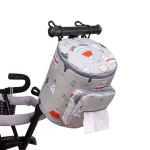 Shopkwik Baby Stroller Hanging Bag Multifunctional Mommy Bag Waterproof Bag Diaper Bag (Blue)