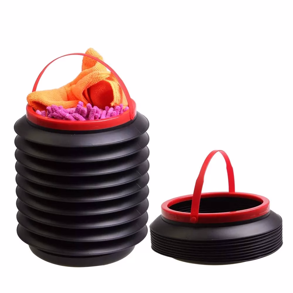 51y9JM6tftL._SL1000-jpg.avif Shopkwik 4L Collapsible Car Dustbin Pop Up Trash Can Foldable Waste Bin Garbage Storage Rubbish Organizer for Diwali, with Adjustable Hanging Strap for Car, Van, SUV, Truck (Black, 1pc) - Image 1