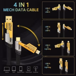 4 in 1 Charging Cable- 65W PD Fast Multi-Device Cord - Image 7
