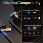 4 in 1 Charging Cable- 65W PD Fast Multi-Device Cord - Image 6