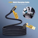 4 in 1 Charging Cable- 65W PD Fast Multi-Device Cord