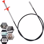 Shopkwik Drain Pipe Cleaner, Hair Catching Drain Cleaner, Drain Cleaning Pipe Spring Stick, Hair Catching Claw Wire, Sewer Sink Tub Dredge Remover. (60 CM)