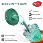 Shopkwikh Polypropylene Mini Handy and Compact Chopper with 3 Blades for Effortlessly Chopping Vegetables and Fruits for Your Kitchen (12420, Green, 400 ml)  Amazon.in Home & Kitchen - Image 20