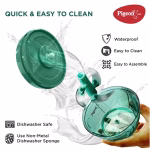 Shopkwikh Polypropylene Mini Handy and Compact Chopper with 3 Blades for Effortlessly Chopping Vegetables and Fruits for Your Kitchen (12420, Green, 400 ml)  Amazon.in Home & Kitchen - Image 13