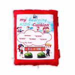 Learning Kids Pillow Cloth Book with English, Hindi & Gujarati Cushion Cotton Book (Red) - Image 7