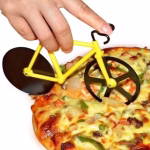Shopkwik Multi-Purpose Premium Pizza Cutter for Kitchen Bicycle Shape Non-Stick Pastry Cake Sandwich Burger Slicer Kitchen Accessories Item (Assorted Color)