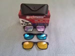 Shopkwik IMPEX 3 pcs Clip-on Sunglasses Polarized Magnetic lens Plastic Frame for Night Driving Quick changing - 1pc - Image 4