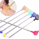 Shopkwik Khujli Stick (Set / PACK Of 2 PCS)18 INCH STAINLESS STEEL Back Body Itch Scratcher and Massage ASSORTED Multi color