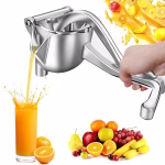 Shopkwik Aluminium Manual Fruit Juicer Orange Juicer Heavy Duty Hand Press Metal Lime Juicer Hand Juicer, juicer Instant, Orange Juicer, Aluminium Handle Juicer Garlic Paste Per Clove (Aluminium)