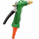 Shopkwik High Pressure Water Spray Gun Nozzle for Car,Bike,Plants Multi Functional for Gardening Car Washing, Plastic/Green(Pack of 1)