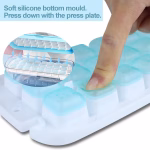 Ice Cube Tray Multilayer - Ice Cube Tray For Freezer, 24 Silicone Ice Trays With Bin And Press Lid - Image 5