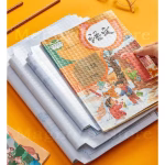 Shopkwik Transparent Paper Sticker Book Cover Film Clear Matte for Craft 30 Pcs,Waterproof School Textbook Protective Case Cover Can Be Cut Self-Adhesive Book Cover Paper Sticker Book Film