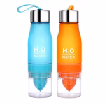 Shopkwik 650ml Infuser Water Bottle plastic Fruit infusion Kids Drink Outdoor Sports bottle Juice lemon Portable Kettle (Multicolor, Pack of 1)