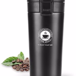 Coffee Mug Double Wall Stainless Steel Tumbler Vacuum Flask Bottle Thermo Tea Mug Travel Mug 300ML-Tumbler with Flip Lid, Mesh Filter,Keeps Drinks 8 Hrs Hot & Cold for Ideal Gifting